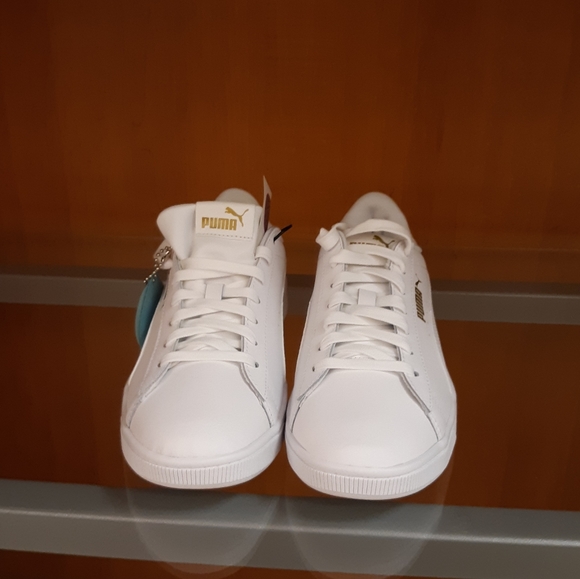 Puma Classics Leather white/ gold NWT - Picture 2 of 8